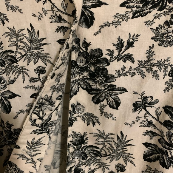 Floral linen jacket - Picture 3 of 5